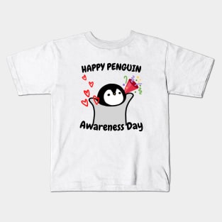 Penguin Awareness Day (20th January) Kids T-Shirt